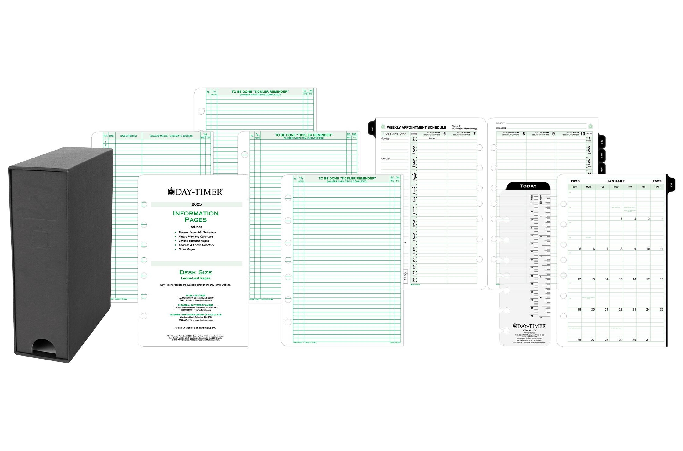 Daytimer Planner Refills 2025 Liane Othelia